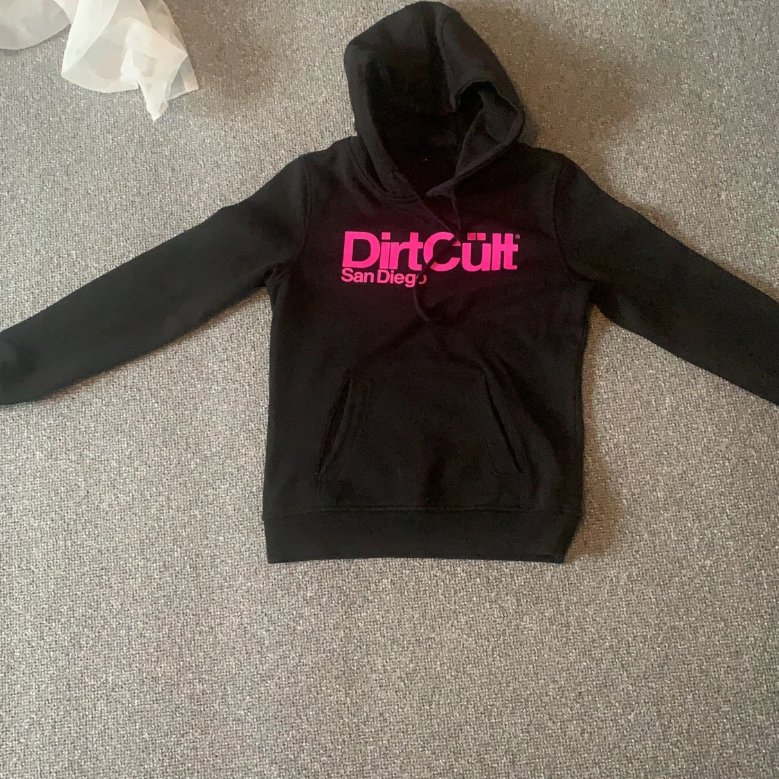 Dirtcult hoddie svart st S