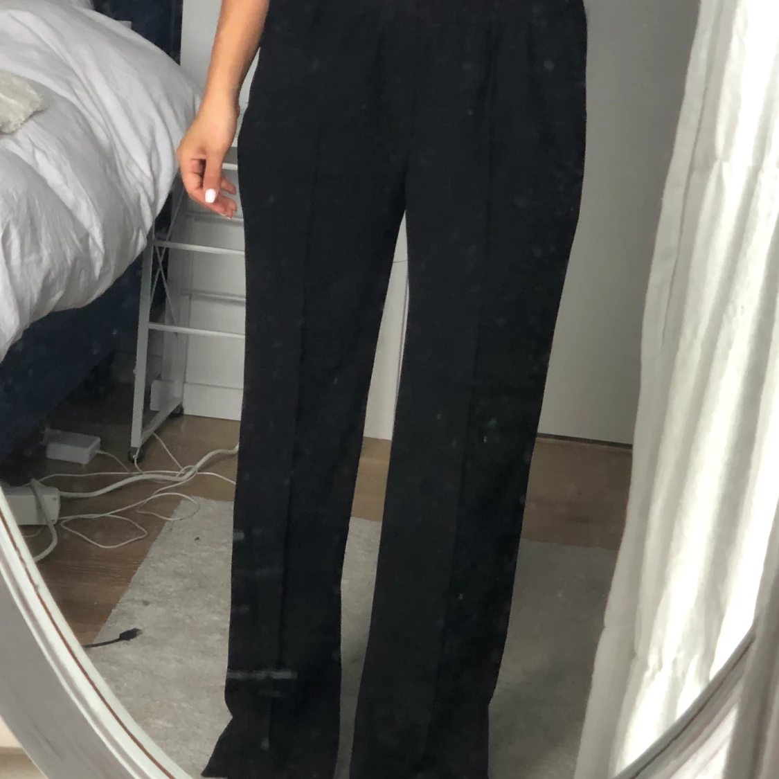 Långa kostymbyxor 