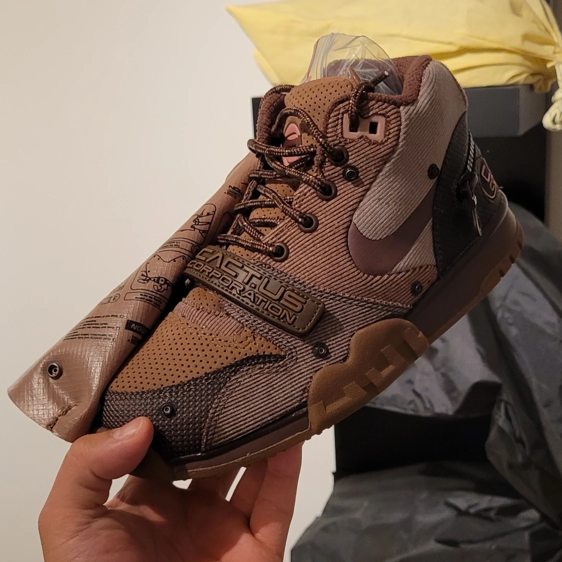 Nike Air Trainer 1 SP, Travis Scott Wheat - 90