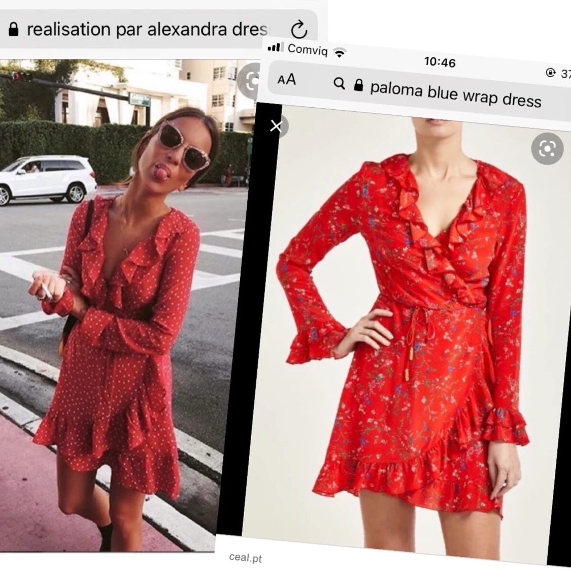 Silkesklänning paloma blue - 90