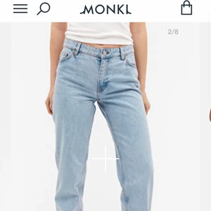 Monki Jeans - Säljer mina monki jeans då jag inte tyckte dom passa!💗 aldrig använda och i nyskick💗skriv om intresse! Btw är 164-165