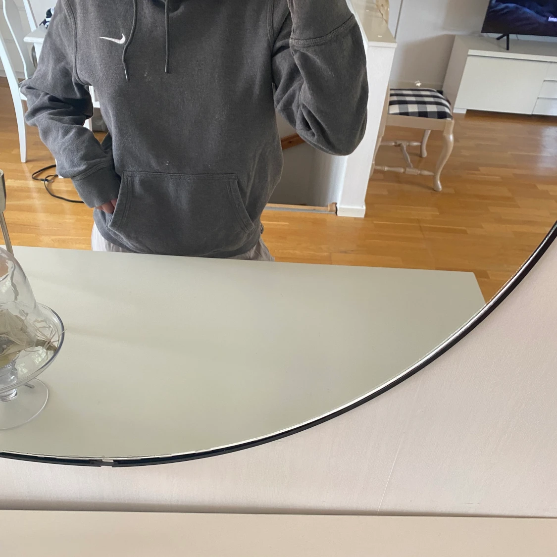 Urtvättad Second hand nike hoodie! 💗