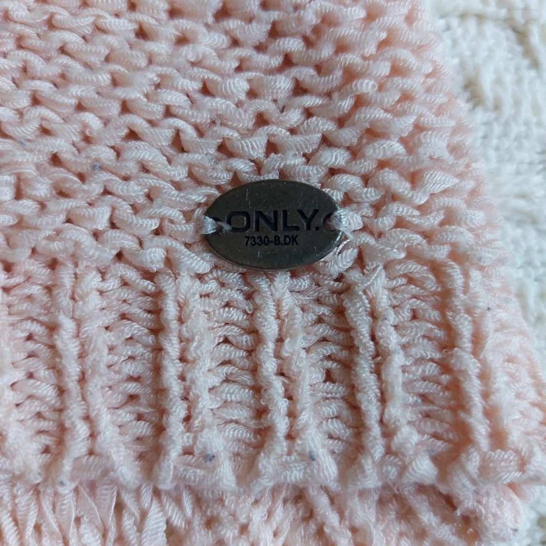 rosa stickad tröja - 91