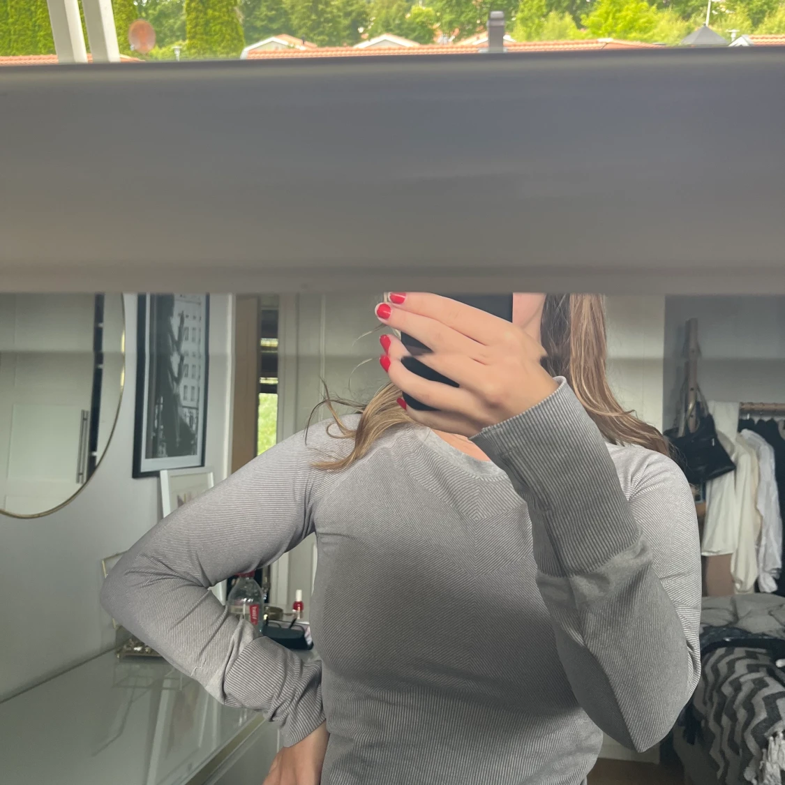 Långärmad träningströja 