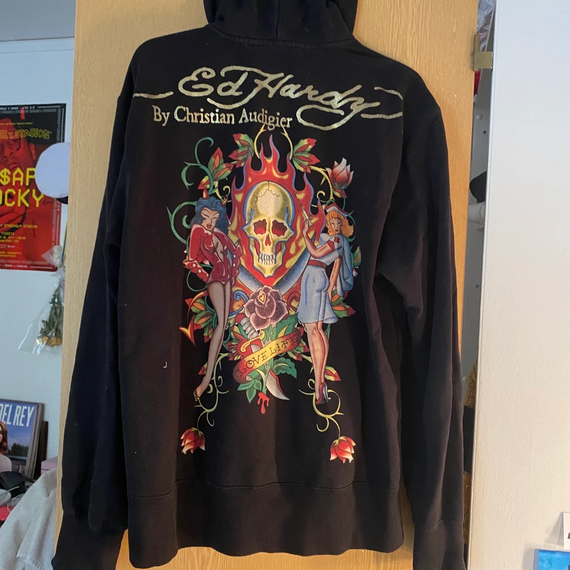 Ed Hardy zipup hoodie - 90