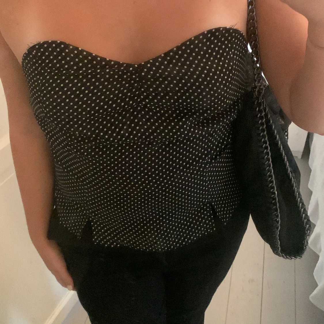 Prickig bandeau topp - 90