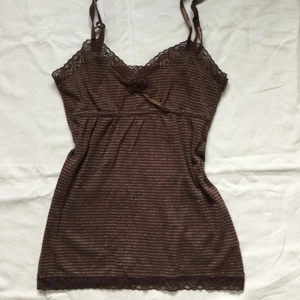 Linne - Brun söt linne, passar till xs-s