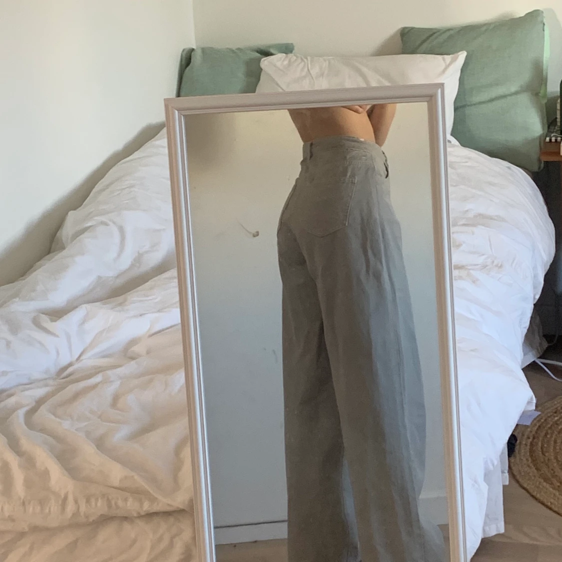 Grå vida jeans - 91