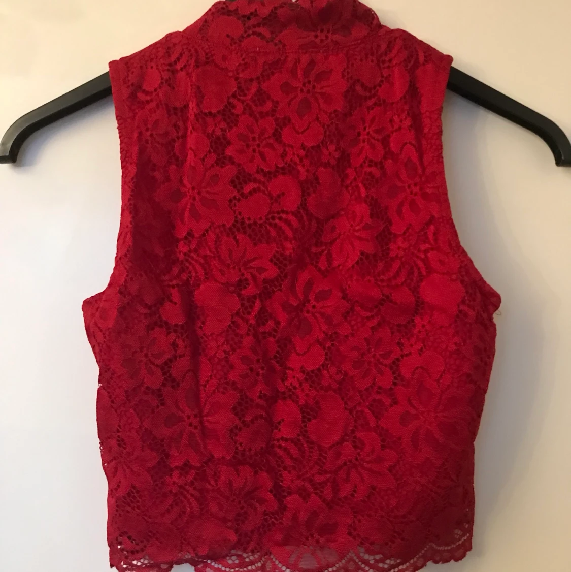 New Yorker rött turtleneck linne stl XS - 90