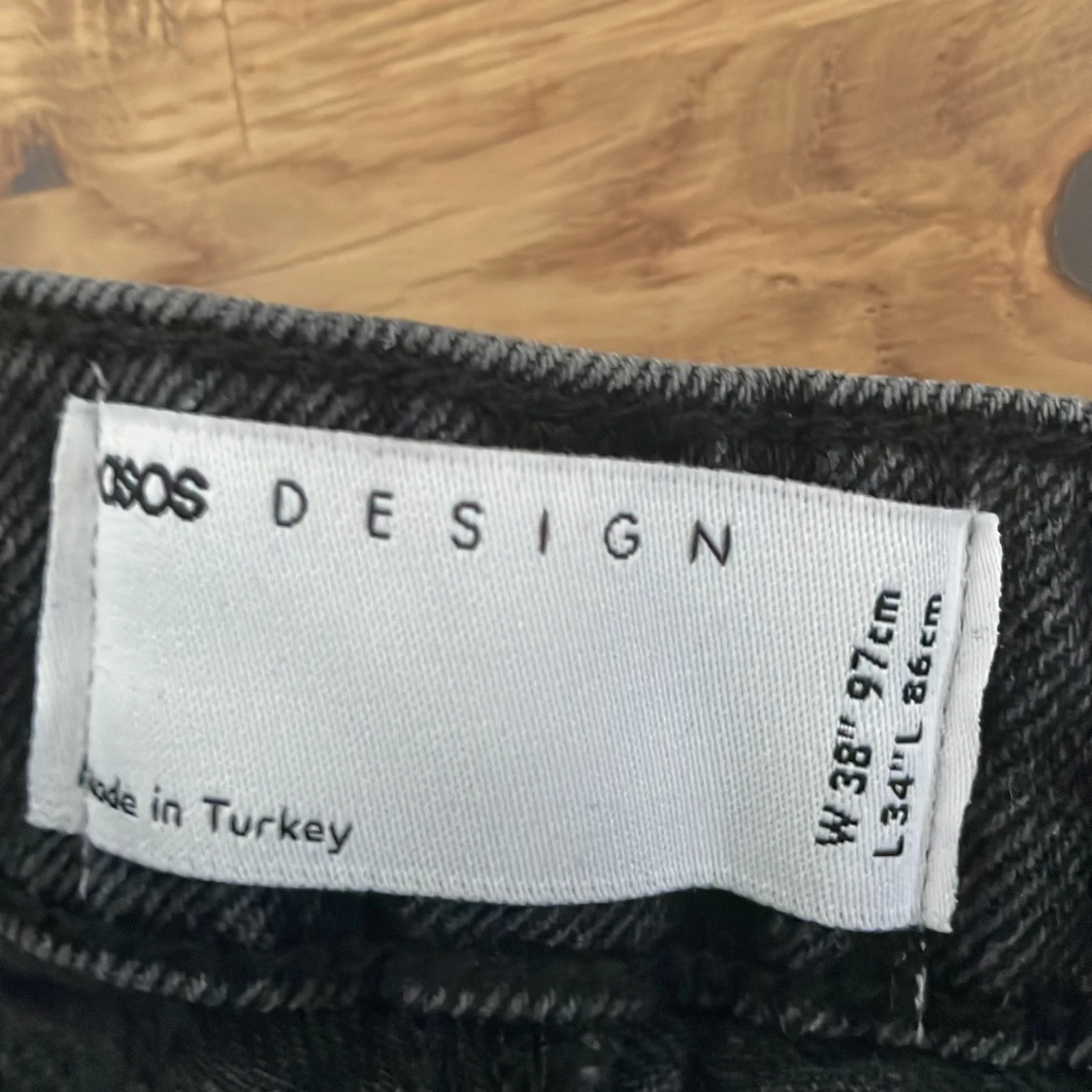 Asos straight grey/black  - 90