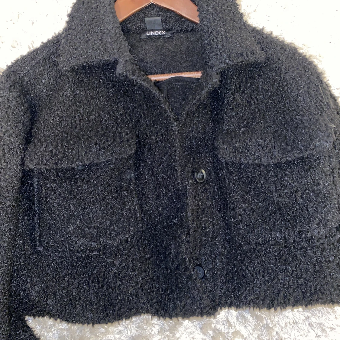 Teddyjacka svart - 90