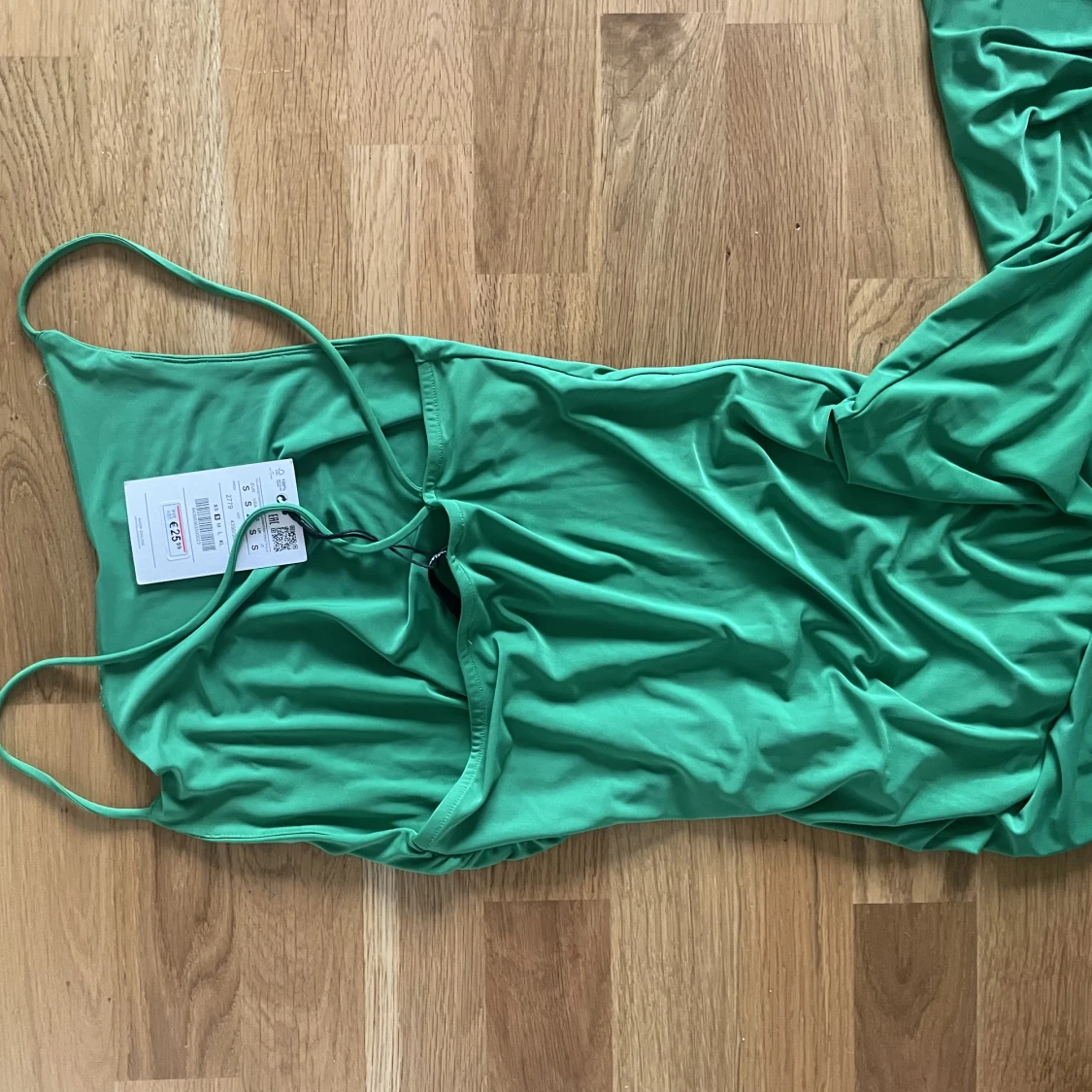 Långklänning, grön - 90