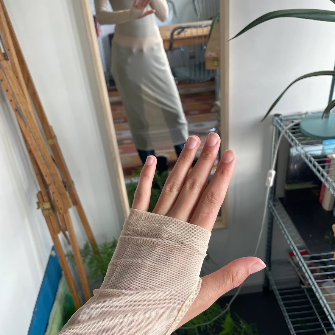 Lång see through klänning  - 90