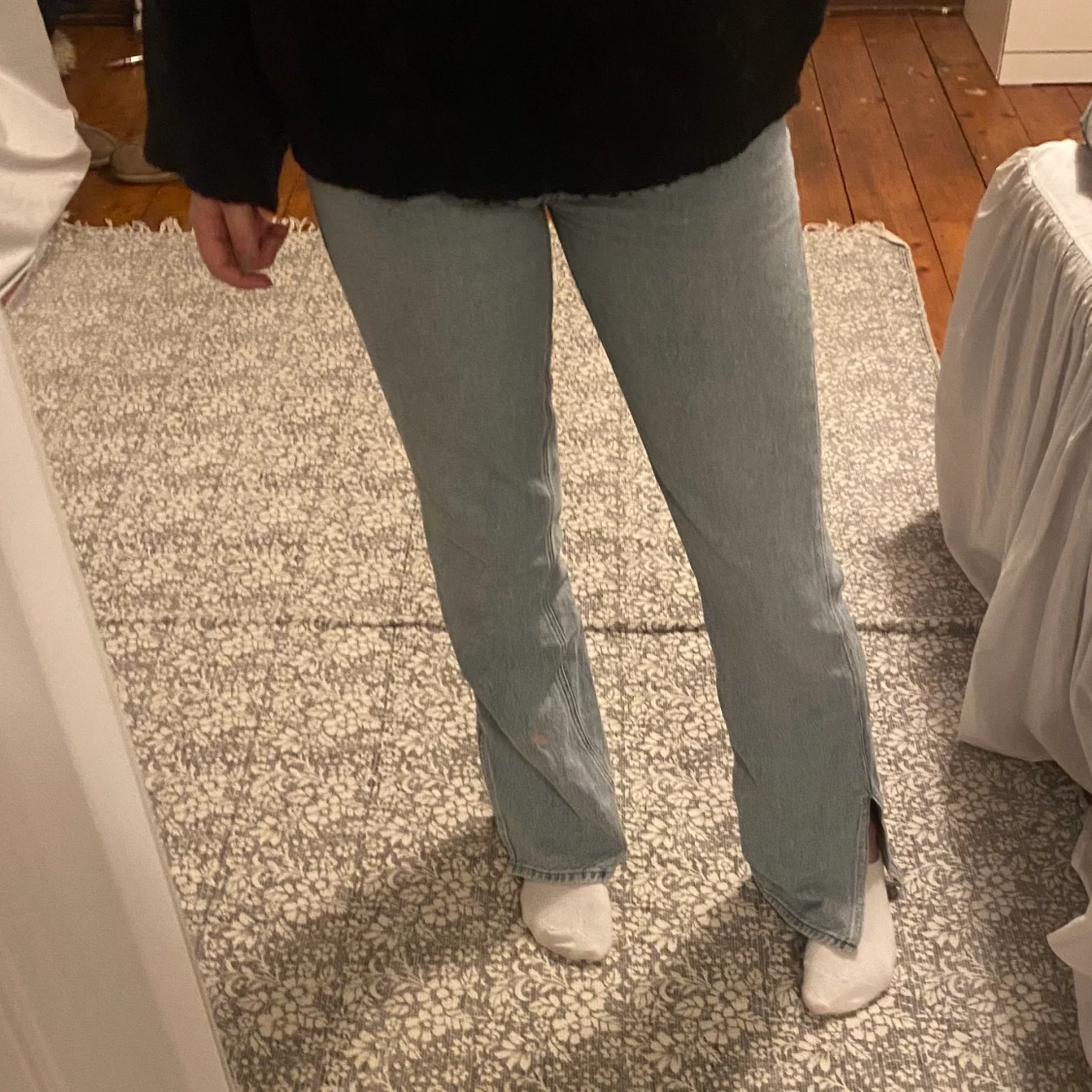 Högmidjade jeans - 90