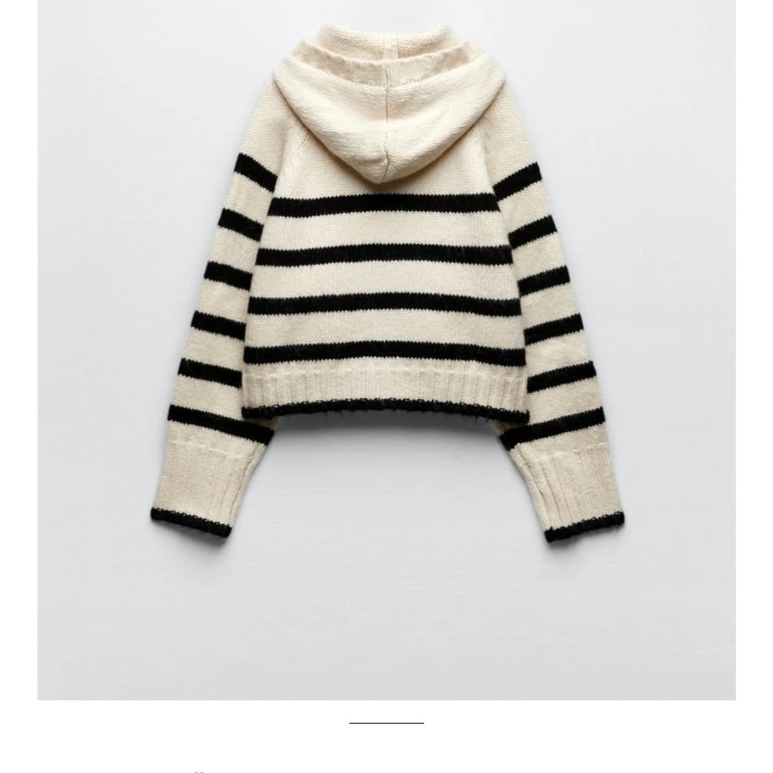 Stickad zara hoodie - 90