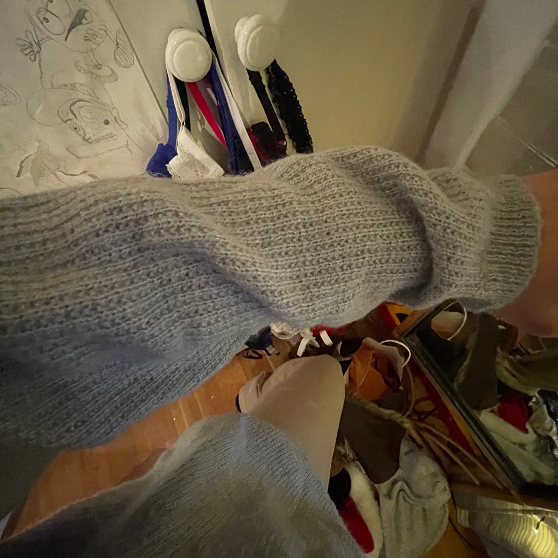 Skit fin stickad tröja