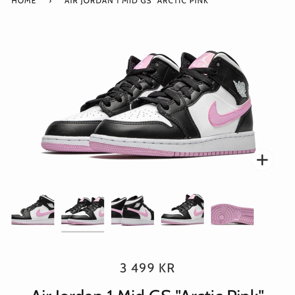 Jordan 1 arctic pink