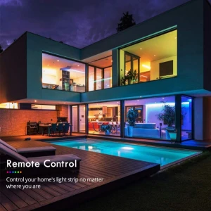 RGB Led light 30m IP65  - En Led List är 26-28lm en meter har 30led.  30m av led lampan använder 12w.  Led lampan kan lysa ≈50 000 timmar.  Lampan har IP65 skydd så man kan använda den ute.  Produkten har CE certifikat (om du vill så kan jag skicka en bild på den).