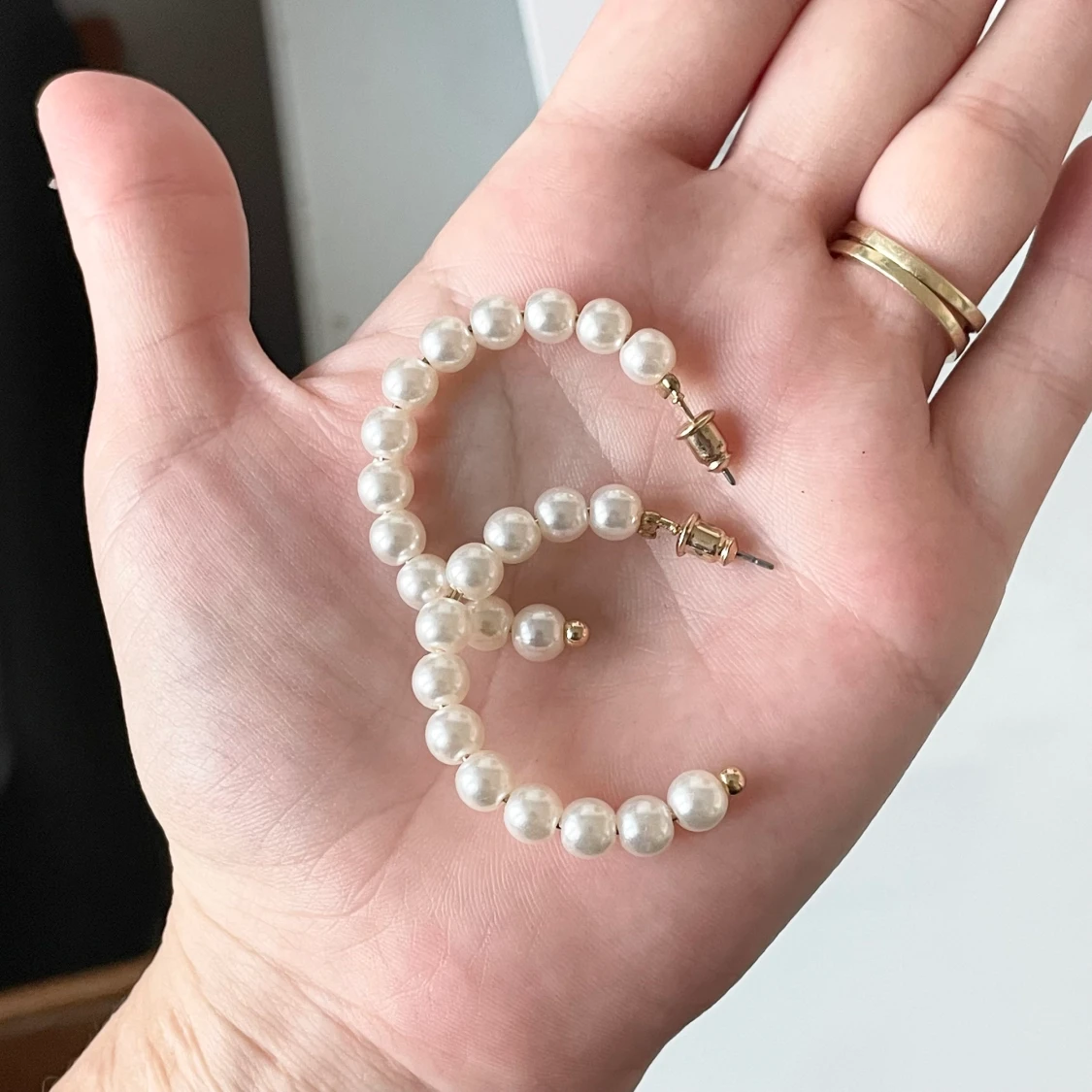 Örhängen med pärlor - 90