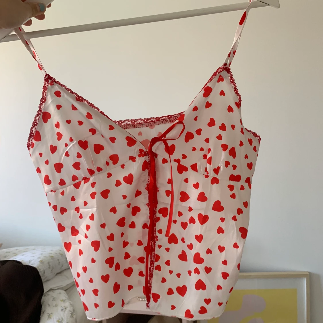 ♥️Silkestopp i hjärtemönster♥️ - 90