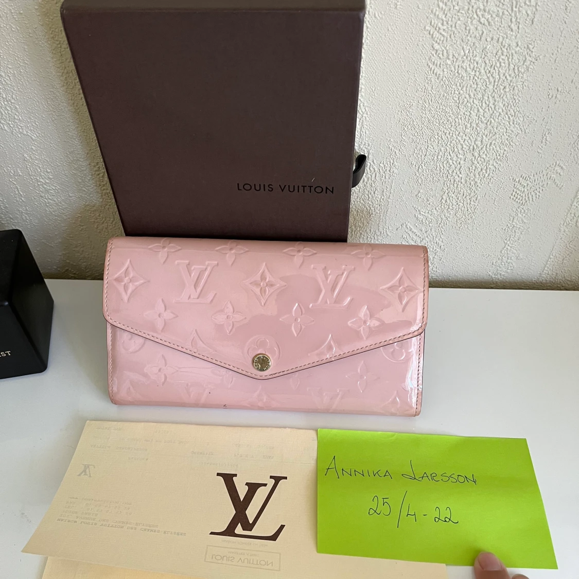 LV Sarah wallet rose ballerina  - 90