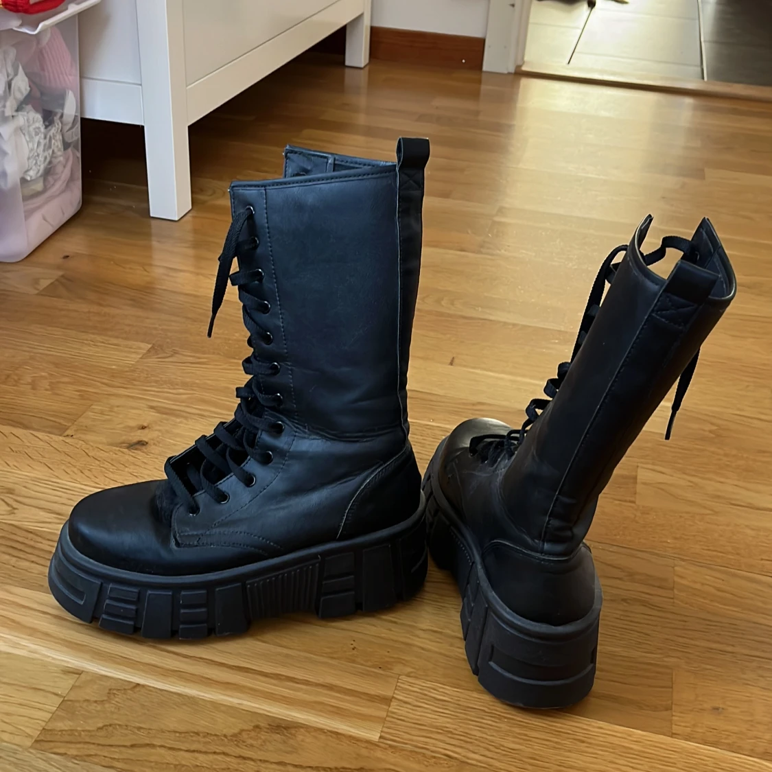 Grova platform stövlar  - 90