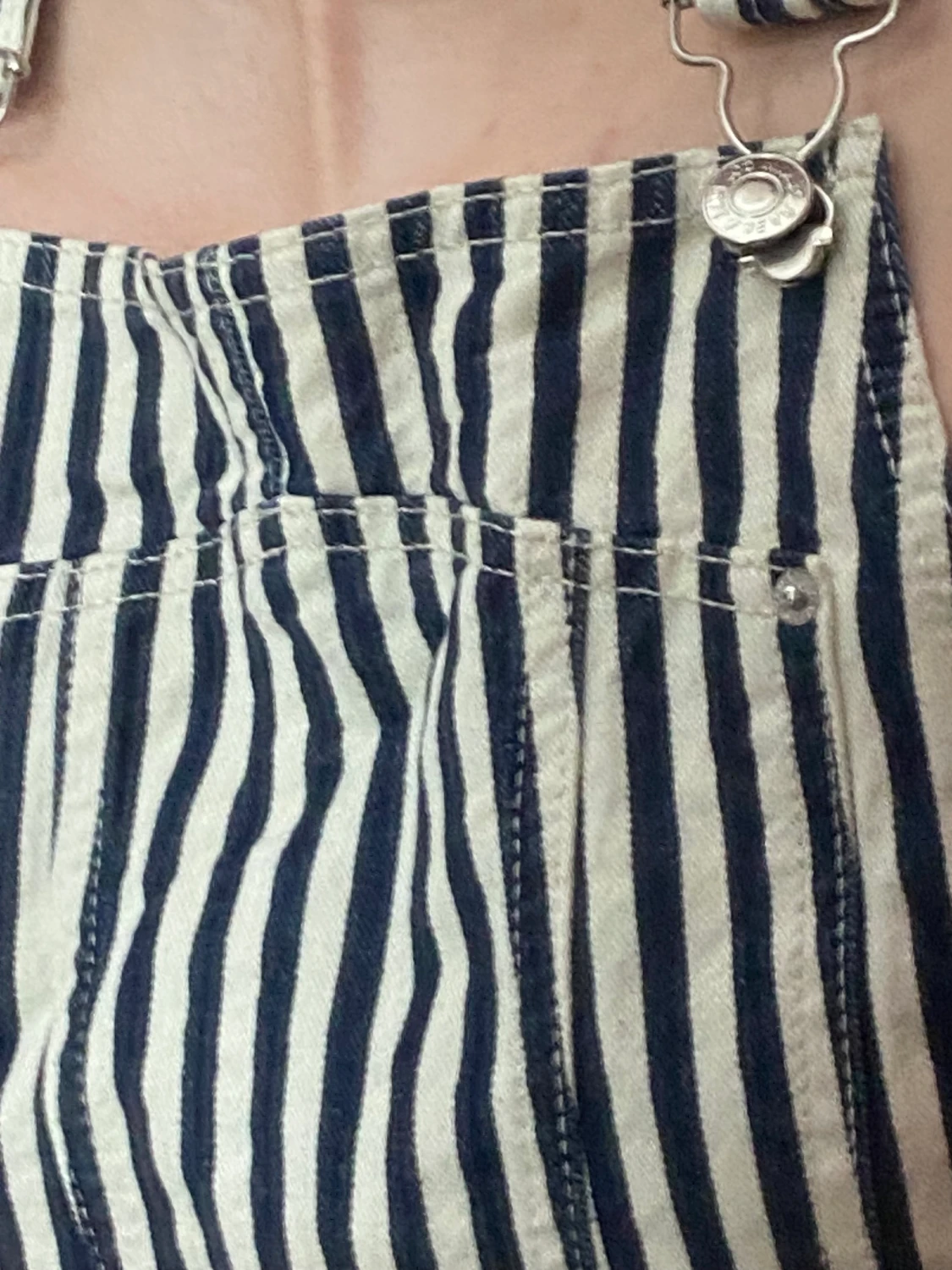 Randig jeanstop - 90