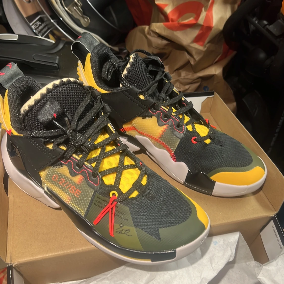 Jordan basket skor OANVÄNDA - 90