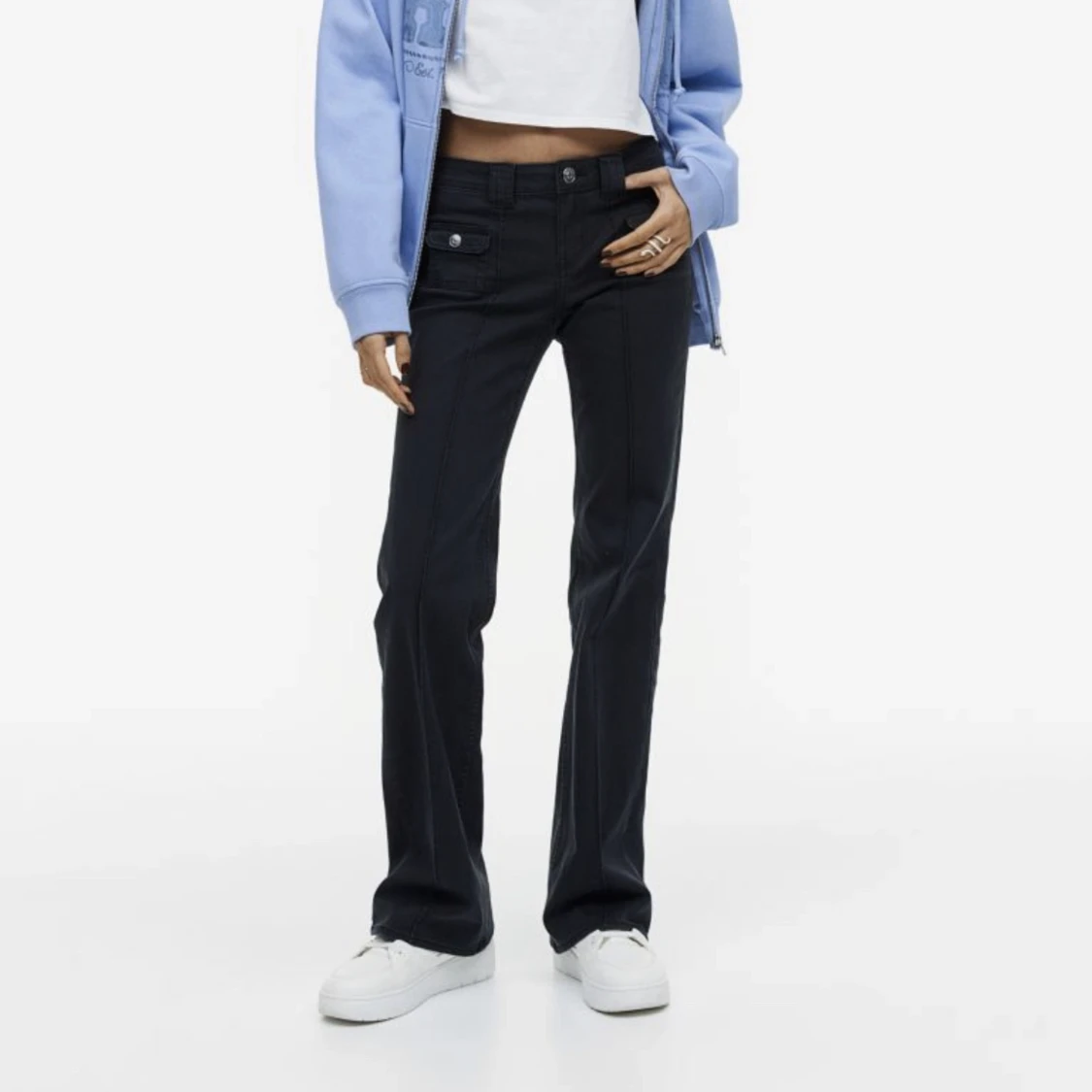 Lågmidjade byxor - 90