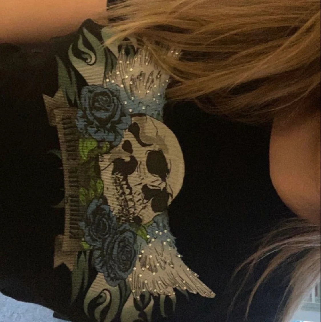 Dödskalle tröja Strl M