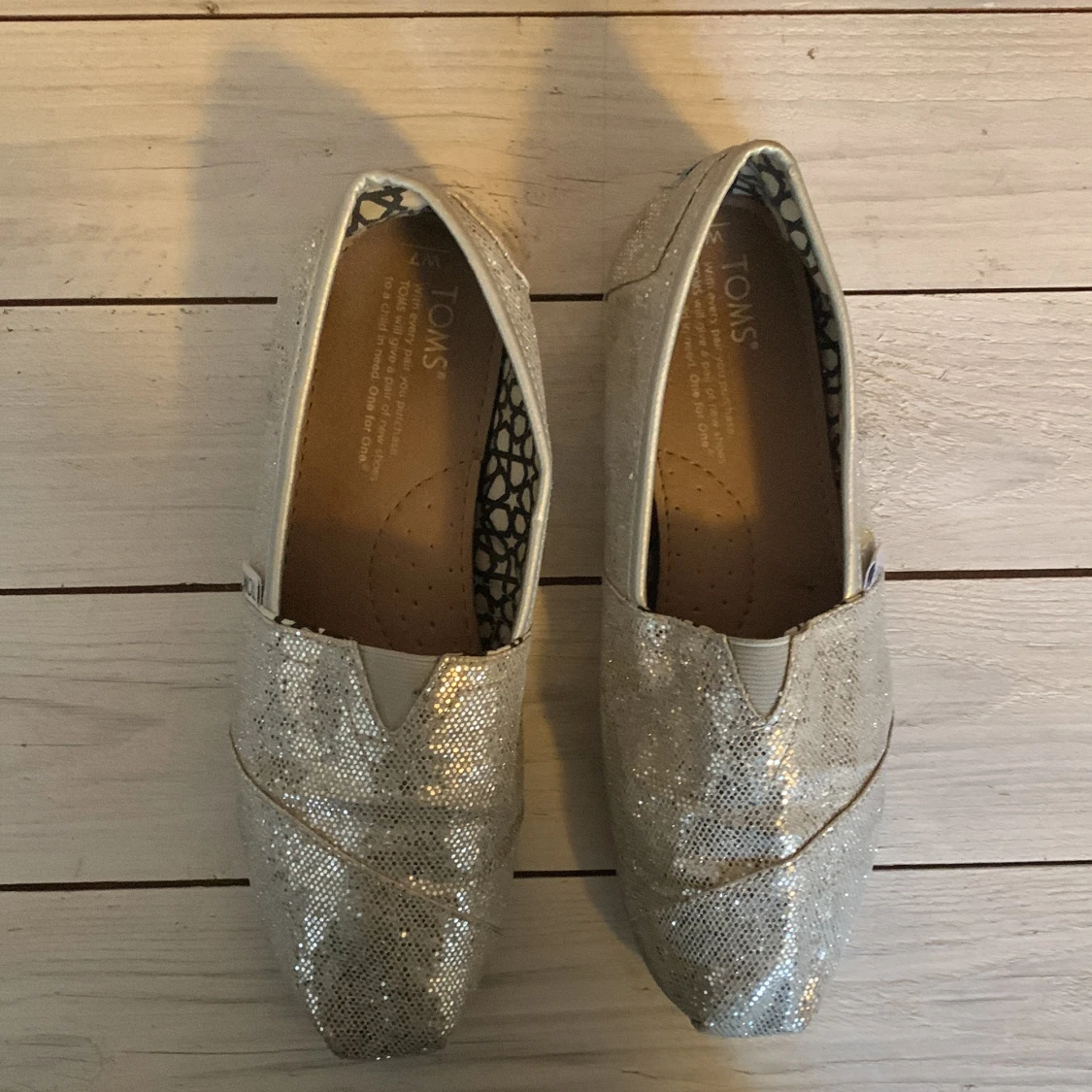 Toms espadrillos silver
