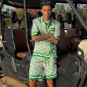 Casablanca Paris Tennis Club Set - Casablanca tröja och shorts båda storlek M Använt vid 2 tillfällen Fri frakt eller mötas i Örebro