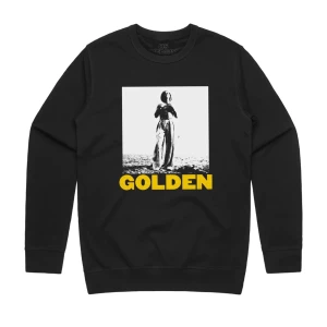 Harry styles golden tröja  - Kollar intresset på denna tröja från Harrys officiella merch. Den är slutsåld på hans sida. Den är även i väldigt fint skick då jag bara användt den 1-2 gånger💕 