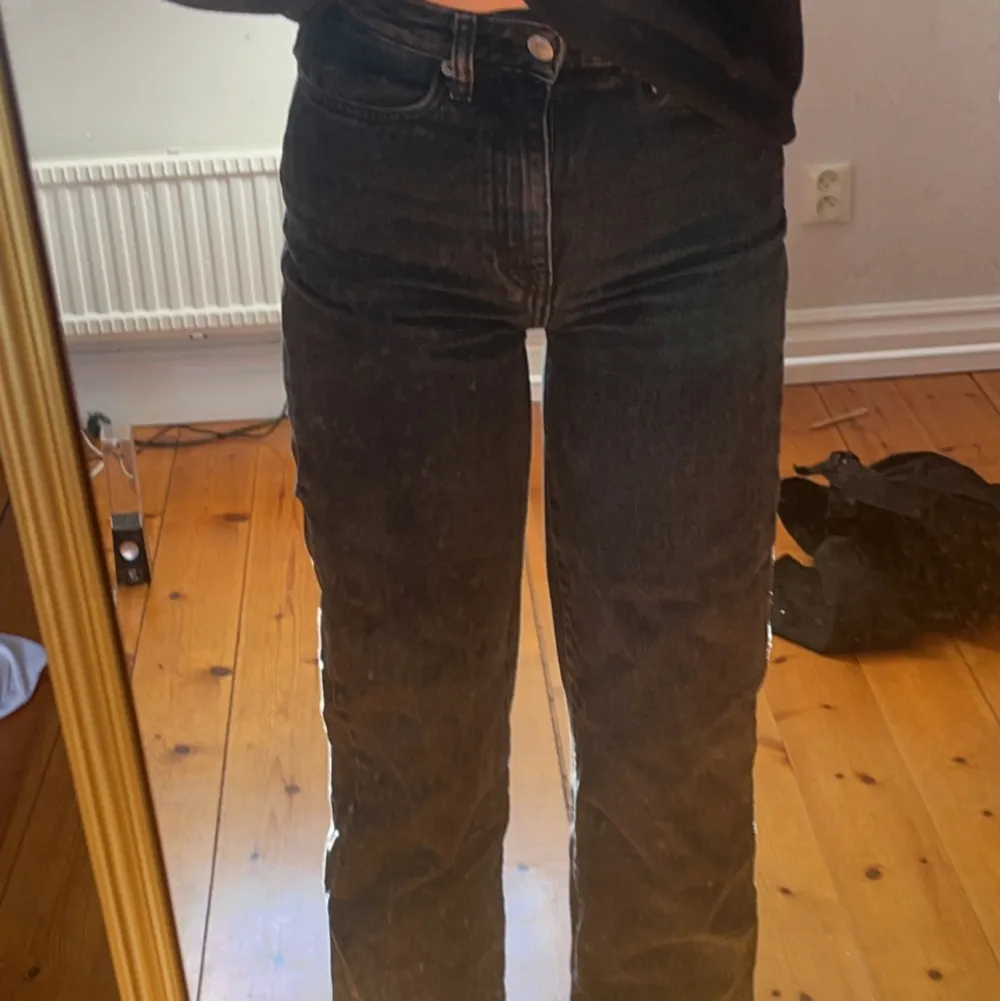svarta jeans från lager 157, strl XS. 199kr+frakt 🤍. Jeans & Byxor.