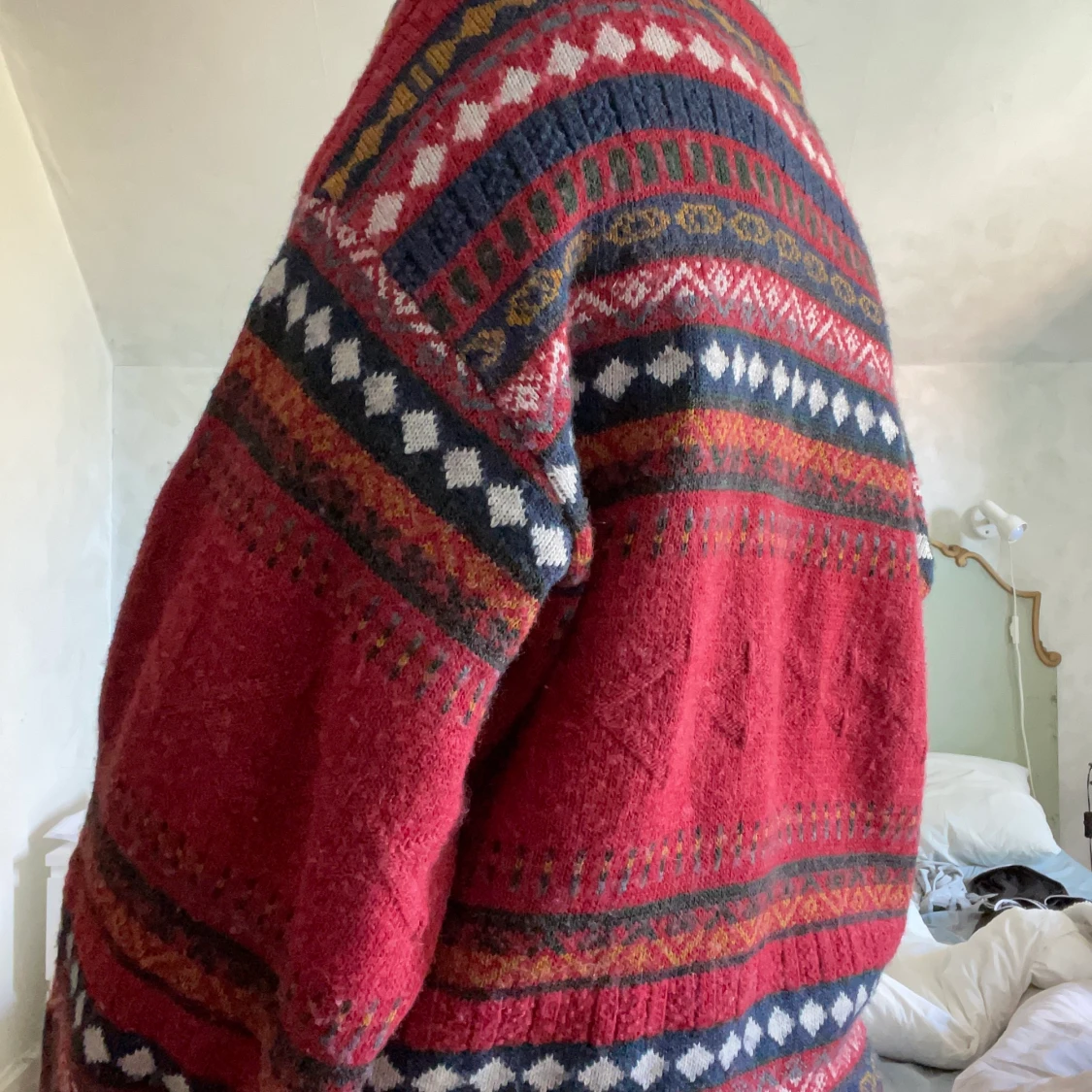 Röd tjocktröja - 91