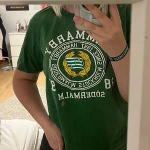 Hammarby tröja - Snygg hammarby tshirt som inte kommer till användning, därav sparsamt använd. Inga märkbara defekter. Frakt tillkommer ❤️