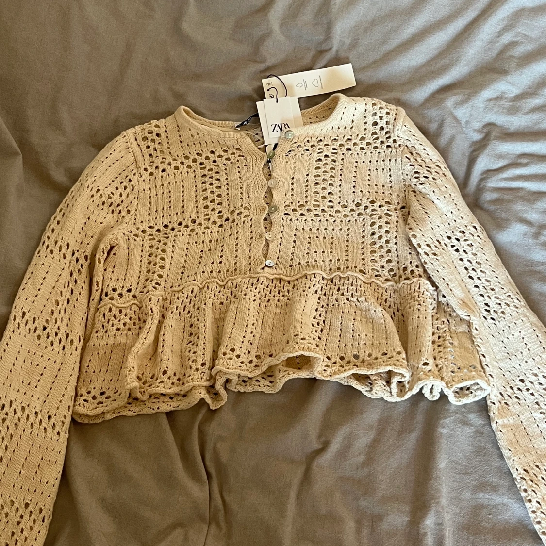 Söt stickad topp - 91