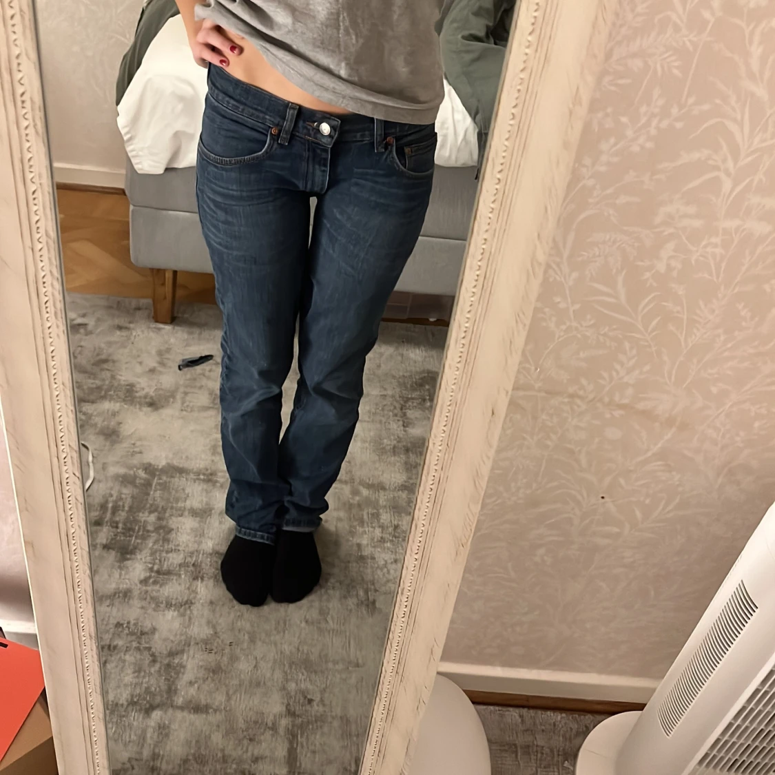 Lågmidjade lee jeans