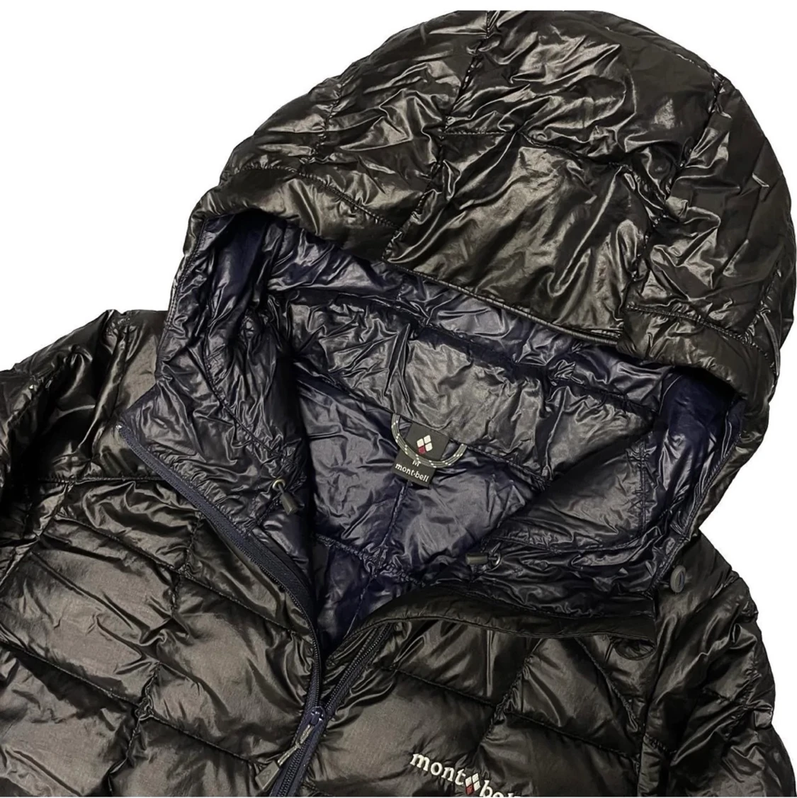 Montbell square stitch down jacket  black tunn dunjacka - 91