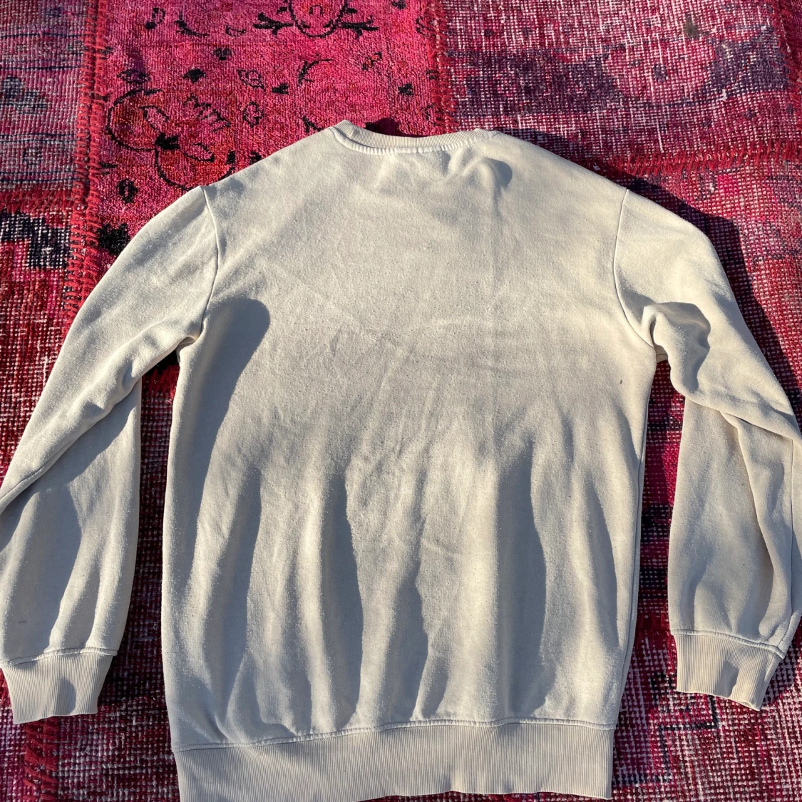 Vintage beige militär sweatshirt  - 90
