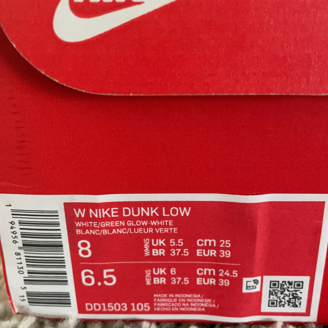 Nike dunk low storlek 39 - 91