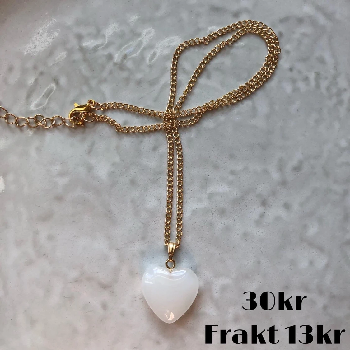 Golden heart necklace