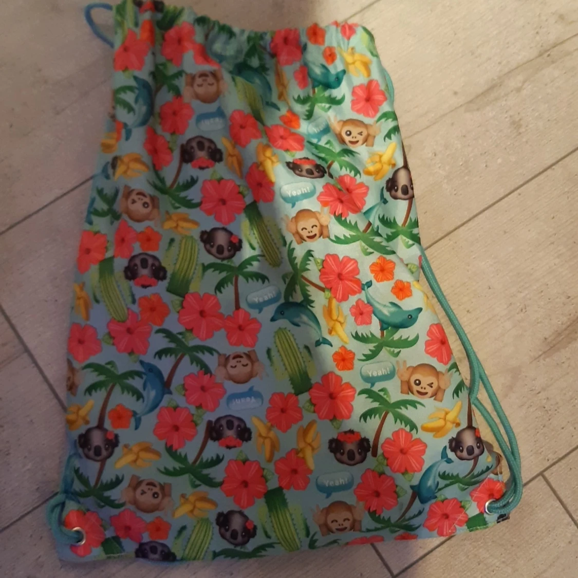 Gympa väska och liten lampa och sparkly gritters 