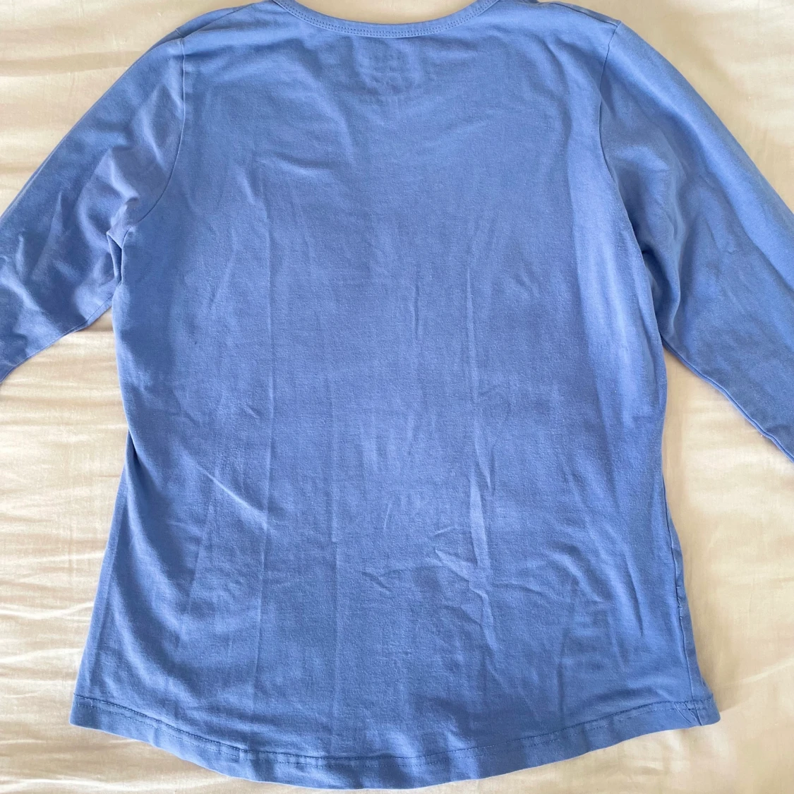 Snygg basic blå tröja  - 90