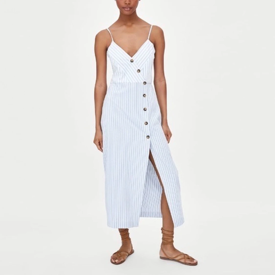 Zara randig klänning 