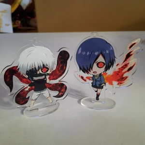 Tokyo Ghoul Figurer - Loot crate exclusive Tokyo Ghoul chibi acrylic stands (licenserad av funimation). En för 40kr, båda för 60kr. De har små loops på toppen som kan användas för nyckelring etc. men kedja är inte inkluderad. Kan hämtas i Stockholm :)