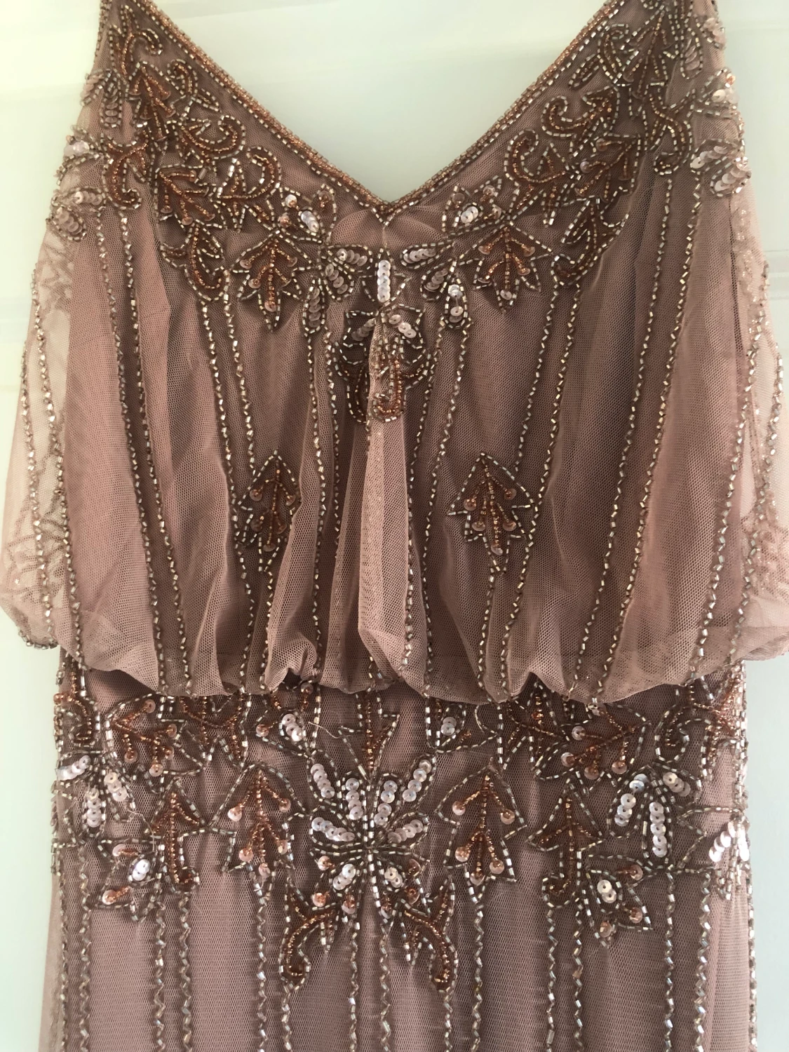 Maxiklänning med paljetter - 90