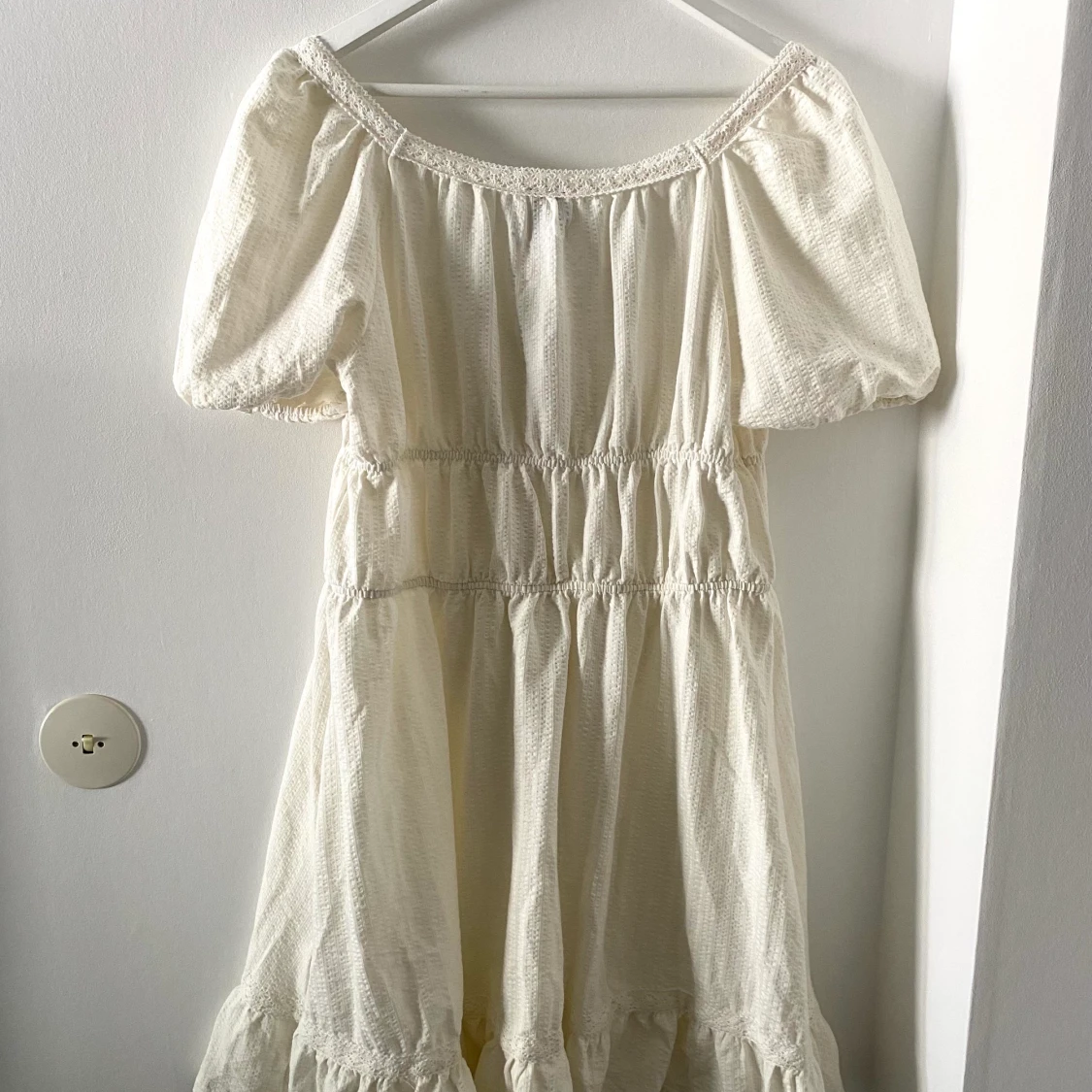 Vit klänning ❣️ - 90