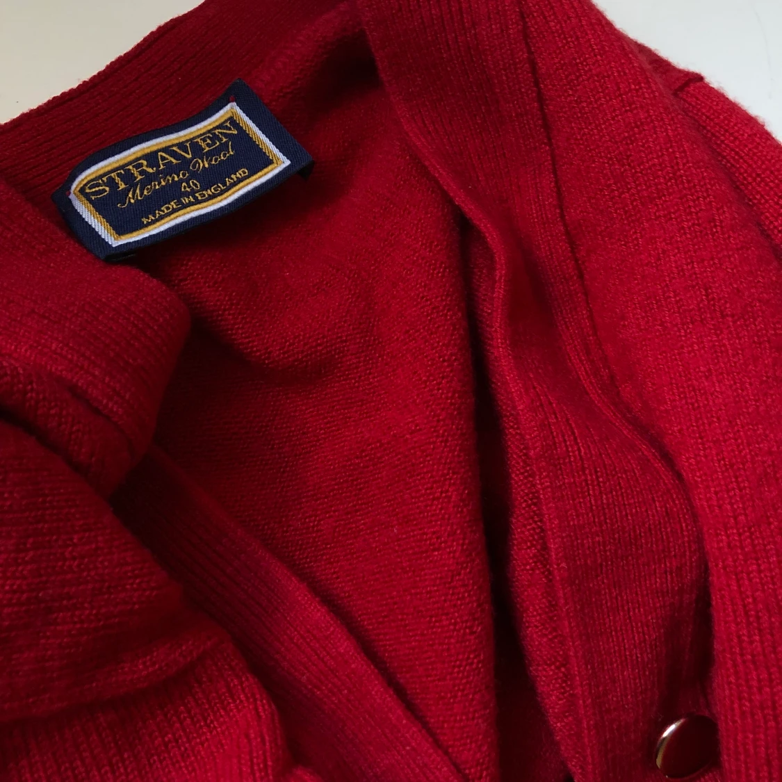 RÖD VINTAGE TRÖJA/KOFTA  - 91