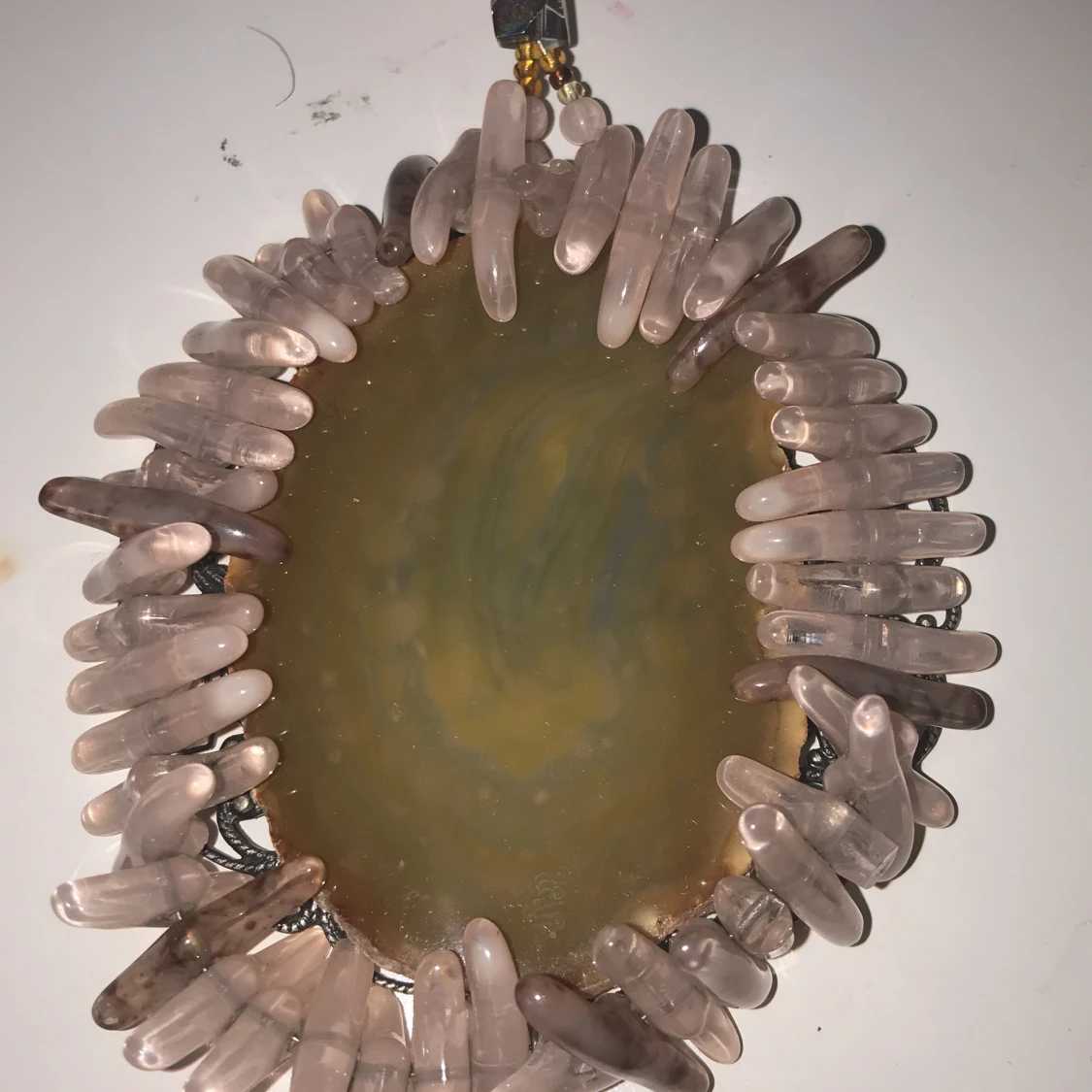 Rosenkvarts halsband - 90